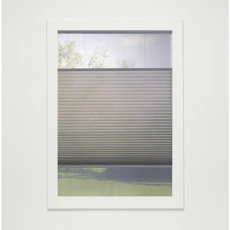 Cut-to-Width Cordless Light Filtering Eco Polyester -Down Bottom-Up Cellular Shade 20.5 in. W x 84 in. L-Paradise Island Wear