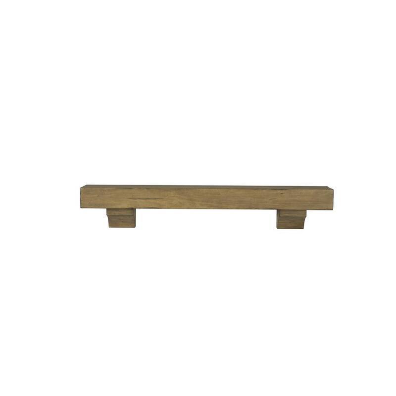 5 ft. Antique Distressed Cap-Shelf Mantel-Paradise Island Wear