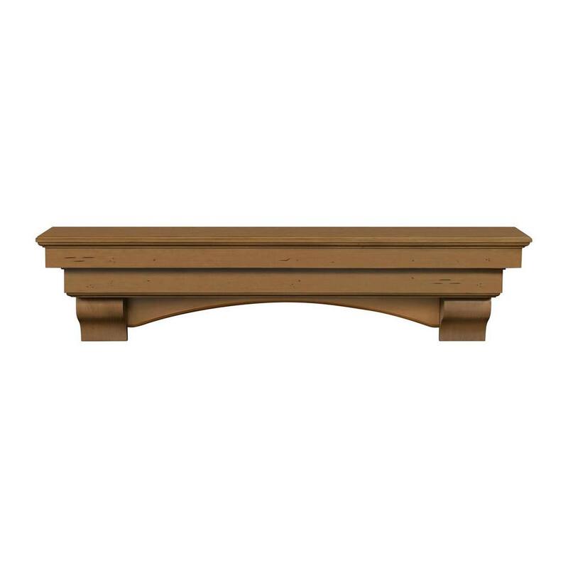 5 ft. Antique Finish Cap-Shelf Mantel-Paradise Island Wear