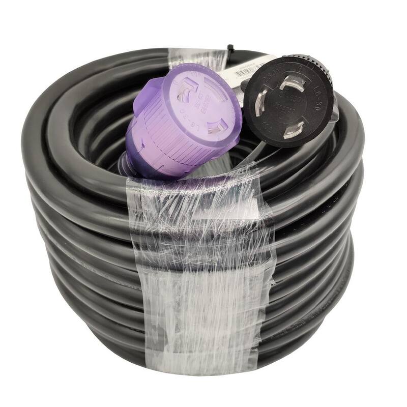 50 ft. 10/3 30 L6-30 Extension Cord L6-30P to L6-30R-Paradise Island Wear