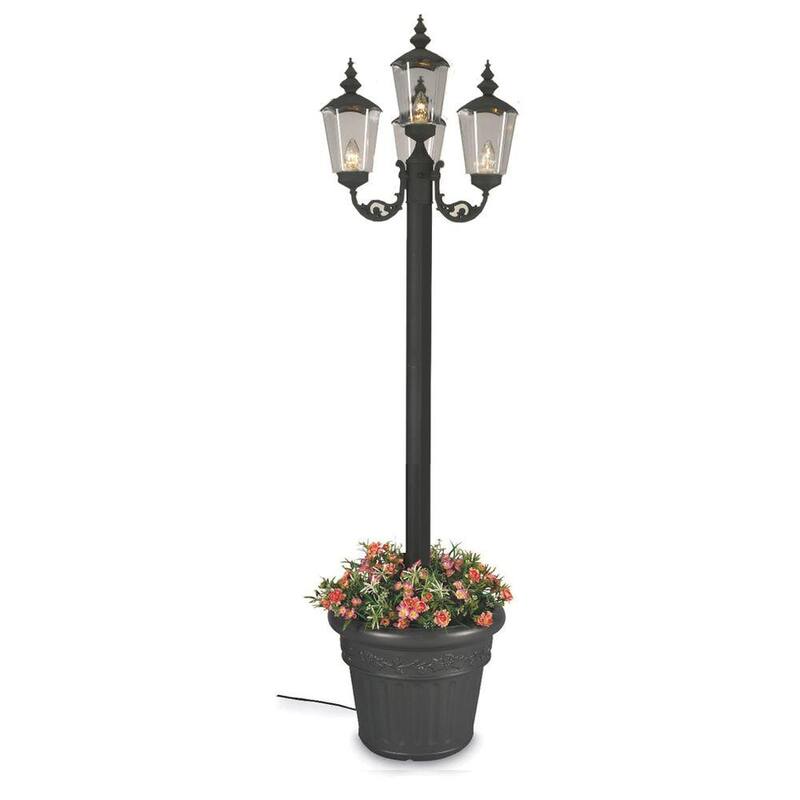 Black Cambridge Park Lantern Planter-Paradise Island Wear