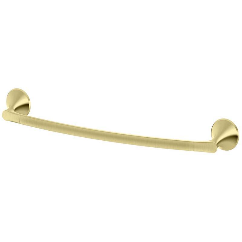 Rhen 18 in. Towel Bar in Brushed Gold-Paradise Island Wear