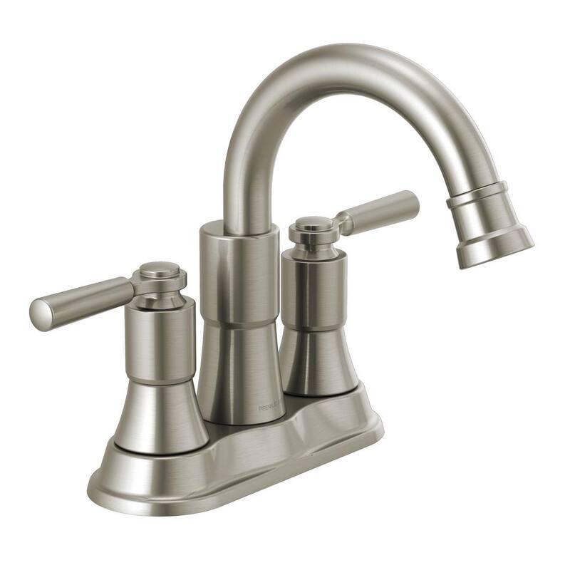 4 in. 2-Handle Bathroom Faucet in Brushed Nickel-Paradise Island Wear