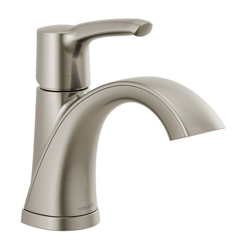 Parkwood Single Hole Single-Handle Bathroom Faucet in Brushed Nickel (Less Pop-Up Assembly)-Paradise Island Wear