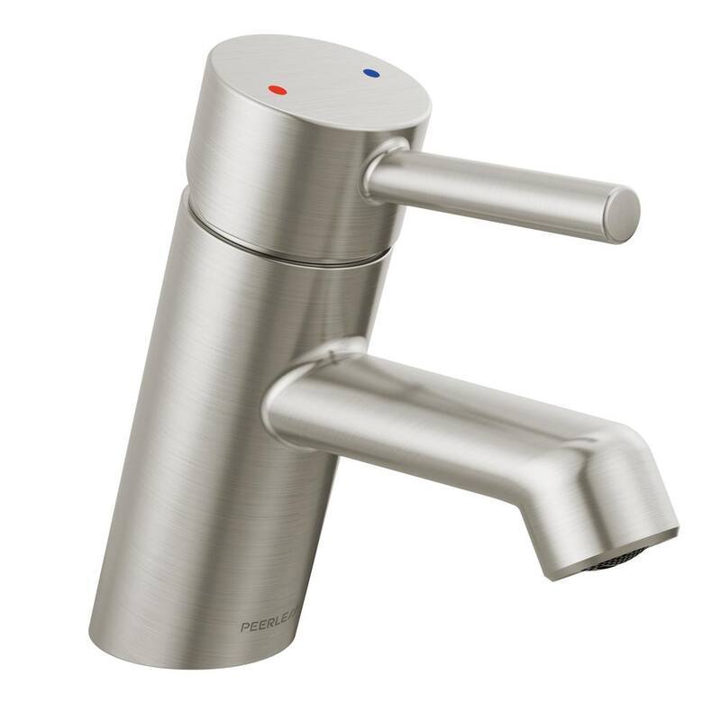 Single Hole Single-Handle Bathroom Faucet in Brushed Nickel-Paradise Island Wear