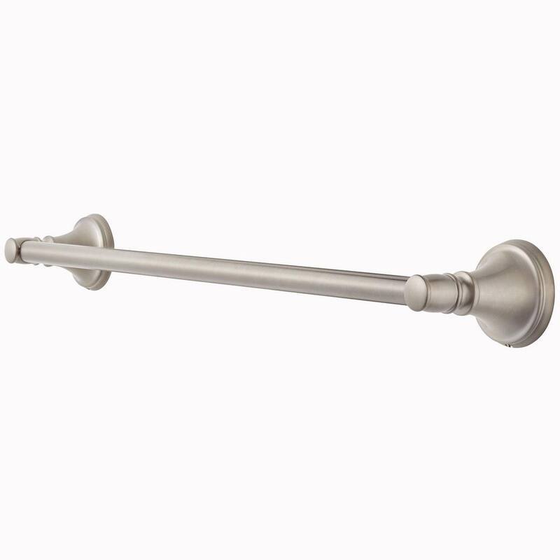24 in. Towel Bar in Brushed Nickel-Paradise Island Wear