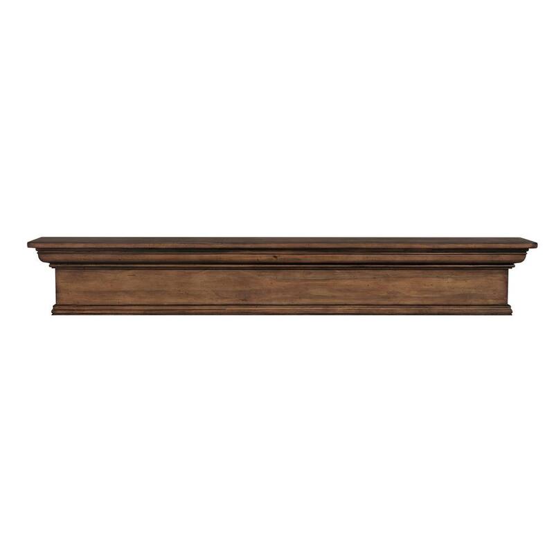 6 ft. Chestnut Distressed Cap-Shelf Mantel-Paradise Island Wear