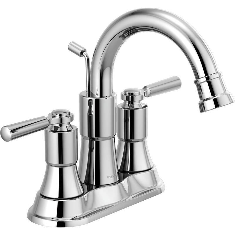 Westchester 4 in. Centerset 2-Handle Bathroom Faucet in Chrome-Paradise Island Wear