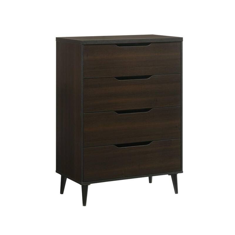 4-Drawer Chest in Espresso-Paradise Island Wear