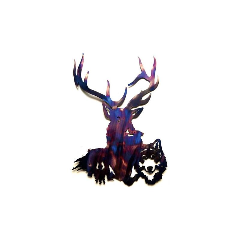 Wildlife Metal Wall Art-Paradise Island Wear