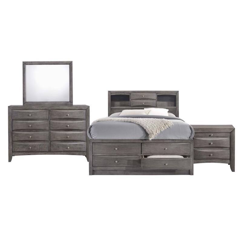Madison 4-Piece Queen Storage Bedroom Set-Paradise Island Wear