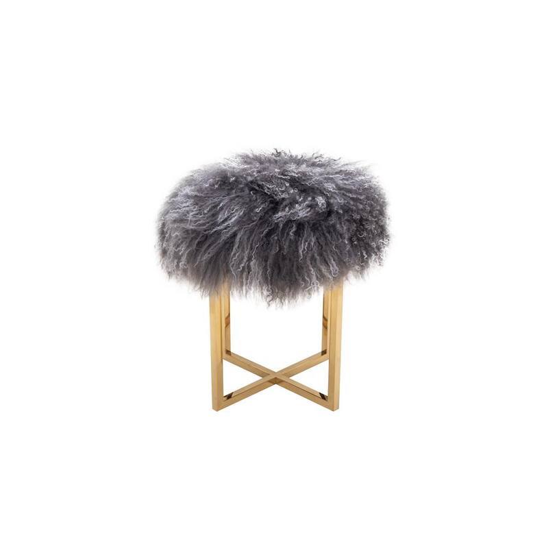 Sorrento /Gold Mangol Fur Ottoman-Paradise Island Wear