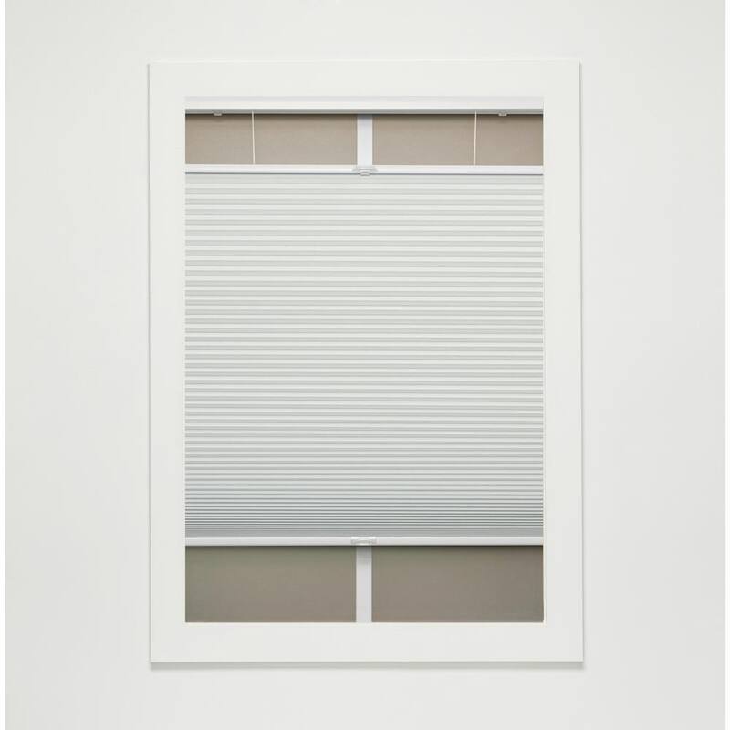 Cut-to-Width Ivory Cordless Top Down Bottom Up Blackout Eco Polyester Cellular Shade 22.5 in. W x 84 in. L-Paradise Island Wear