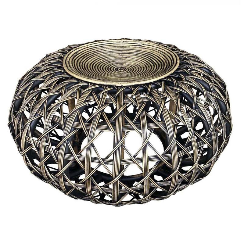 Open Weave Natural Ottoman-Paradise Island Wear