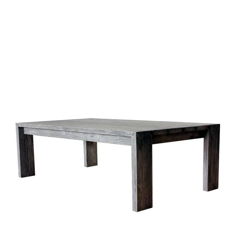 Outdoor Ralph 31.5 in. Natural Standard Retangular Recycled Teak Coffee Table-Paradise Island Wear