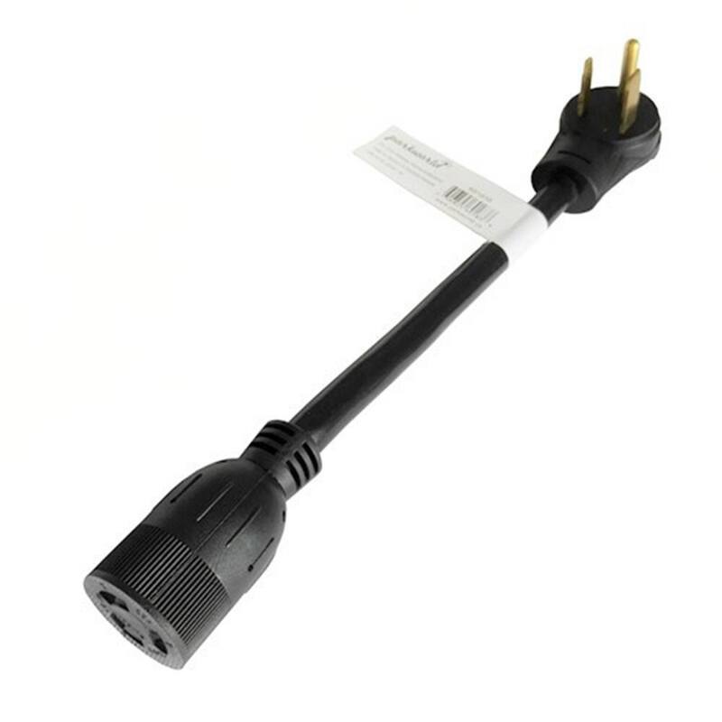 1 ft. 10/3 3-Wire Welder 50 6-50P Plug to L6-20R 20 Receptacle Adapter Cord-Paradise Island Wear