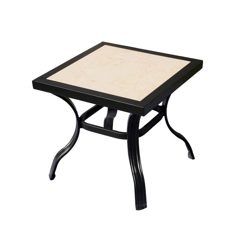 Metal Outdoor Side Table-Paradise Island Wear