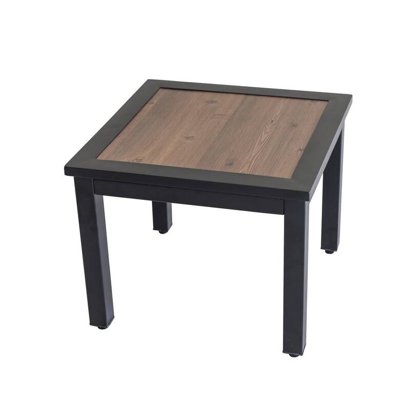 Square Metal Outdoor Side Table-Paradise Island Wear