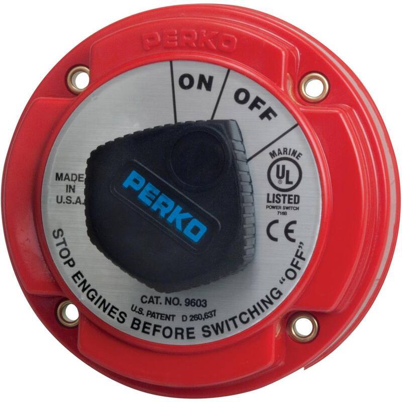 Medium Duty Main Battery Disconnect Switch with Alternator Field Disconnect-Paradise Island Wear