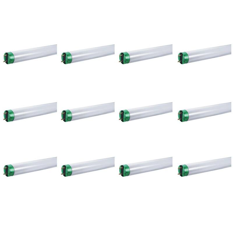30-Watt 3 ft. T8 Fluorescent Tube Light Bulb Bright (3000K) (12-Pack)-Paradise Island Wear