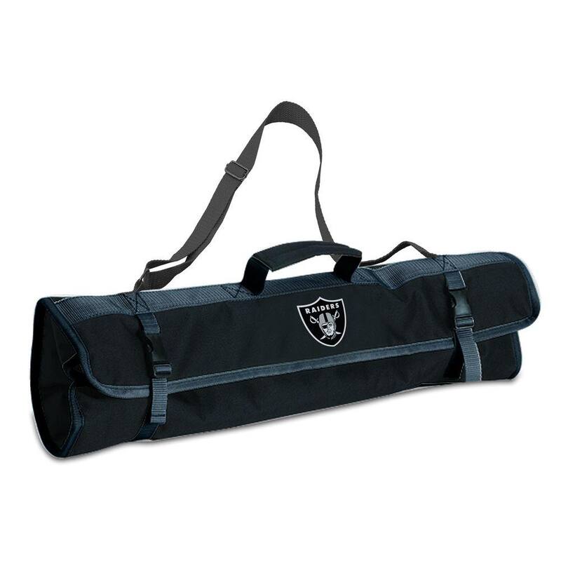 Oakland Raiders 3-Piece BBQ Tote-Paradise Island Wear