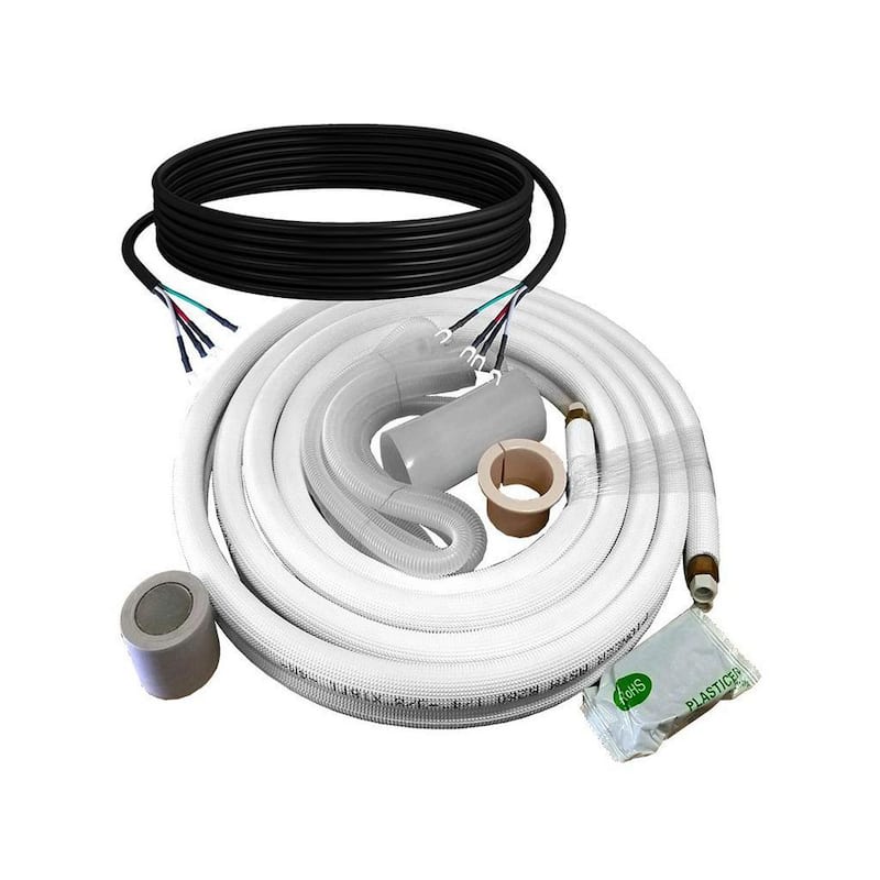 Copper Piping Kit for Mini Split Installation 1/4 in. - 1/2 in., 50 ft.-Paradise Island Wear