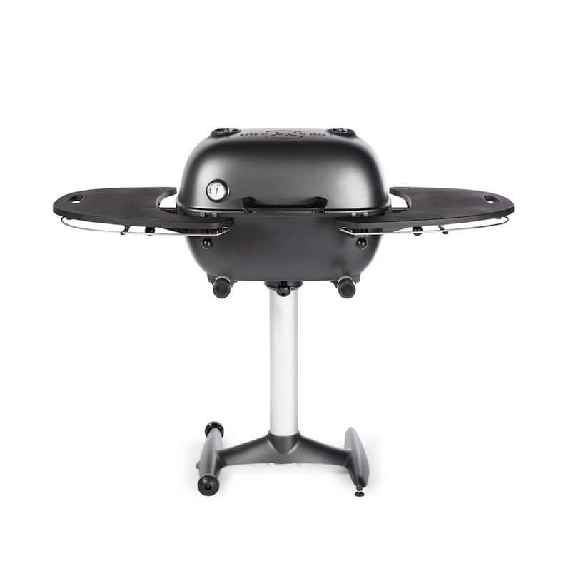 PK360 Portable Cast Aluminum Charcoal Grill and Smoker in Graphite/Black-Paradise Island Wear