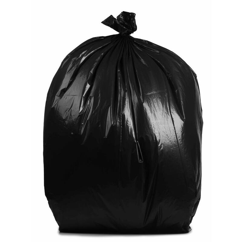 67 in. W x 79 in. H 100 Gal. 2 mil Black Heavy-Duty Bags (50-Count)-Paradise Island Wear