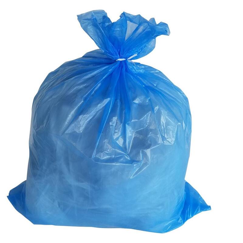 50 in. W x 48 in. H 65 Gal. 1.5 Mil Blue Trash Bags (100-Count)-Paradise Island Wear
