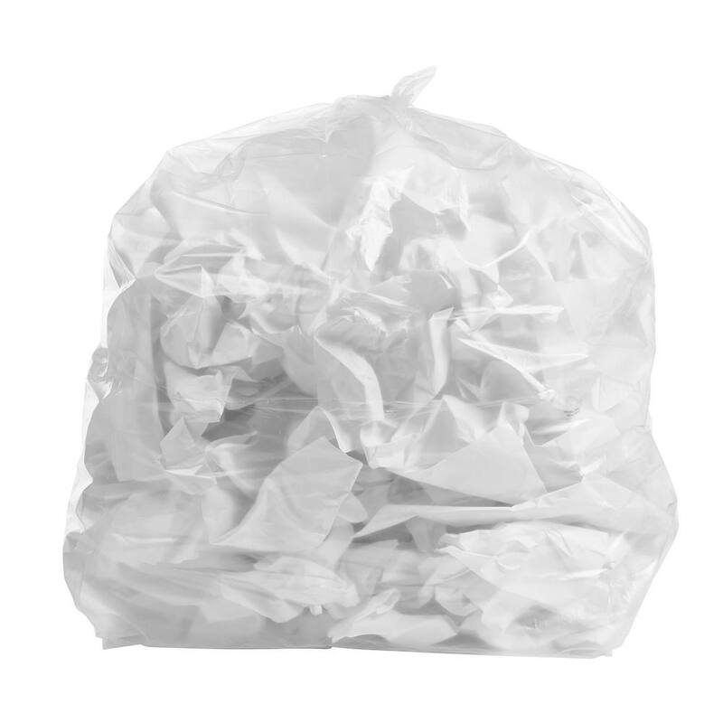 67 in. W x 79 in. H 100 Gal. 1.3 mil Clear Trash Bags (30-Count)-Paradise Island Wear