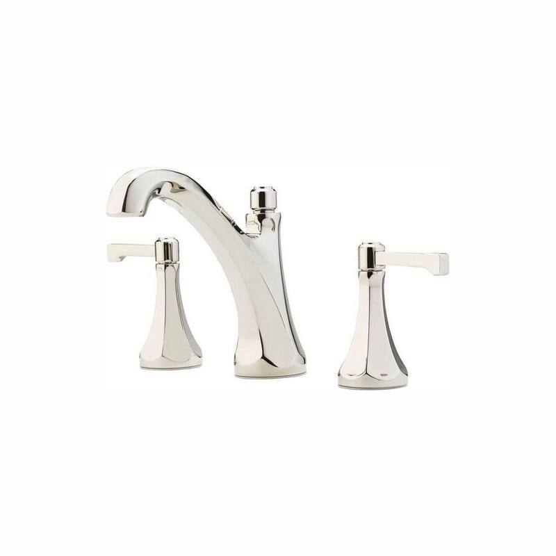 Ar8 in. Widespread Double Handle Bathroom Faucet in Polished Nickel-Paradise Island Wear