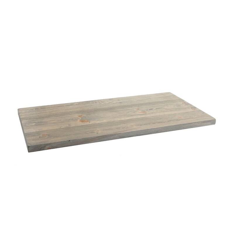 18 in. x 36 in. x 1.25 in. Grey Coffee Table Wood-Paradise Island Wear