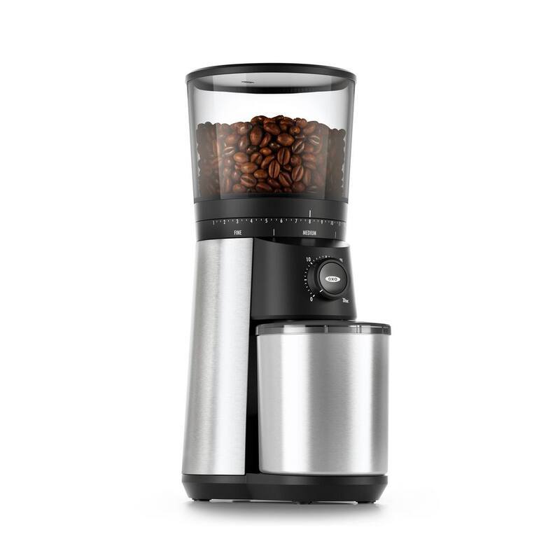 16 oz. Stainless Conical Coffee Grinder with Adjustable Settings-Paradise Island Wear