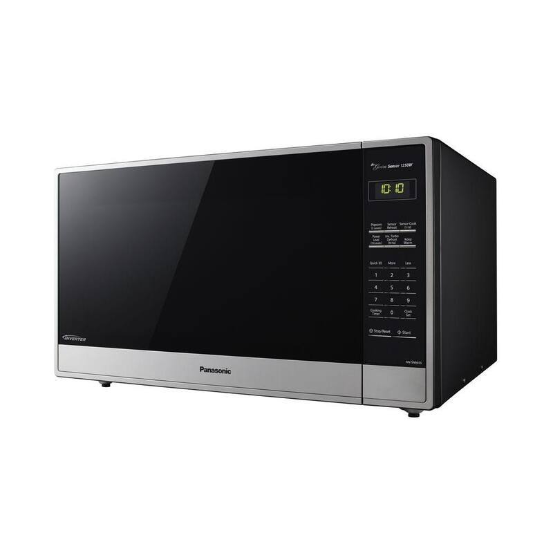 24 in. Width 2.2 cu. ft. 1250 Watt Countertop Microwave in Stainless Steel with Sensor Cooking-Paradise Island Wear