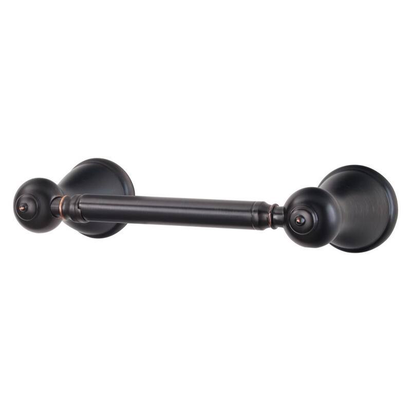 Wall Mount Double Post Toilet Paper Holder in Tuscan Bronze-Paradise Island Wear