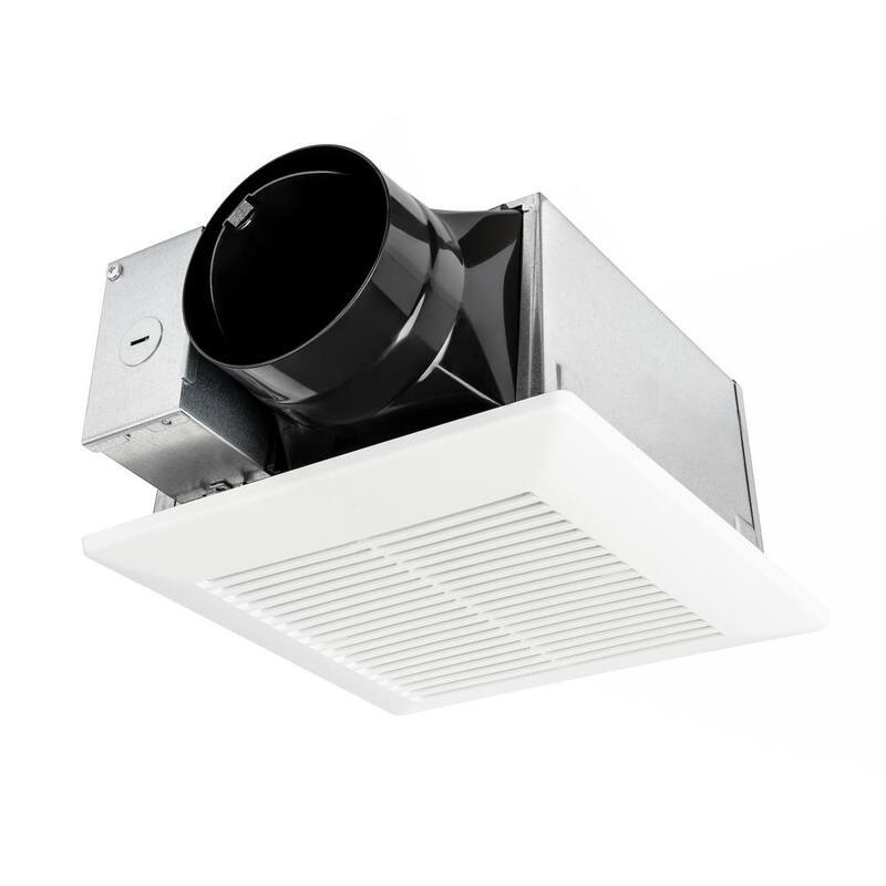 Whisper Mighty Pick-A-Flow 70/90 CFM Ceiling/Wall Bathroom Exhaust Fan, Energy Star with 9 in. x 9 in. Grille Footprint-Paradise Island Wear