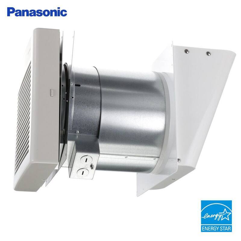 WhisperWall 70 CFM Wall Exhaust Bath Fan, ENERGY STAR*-Paradise Island Wear