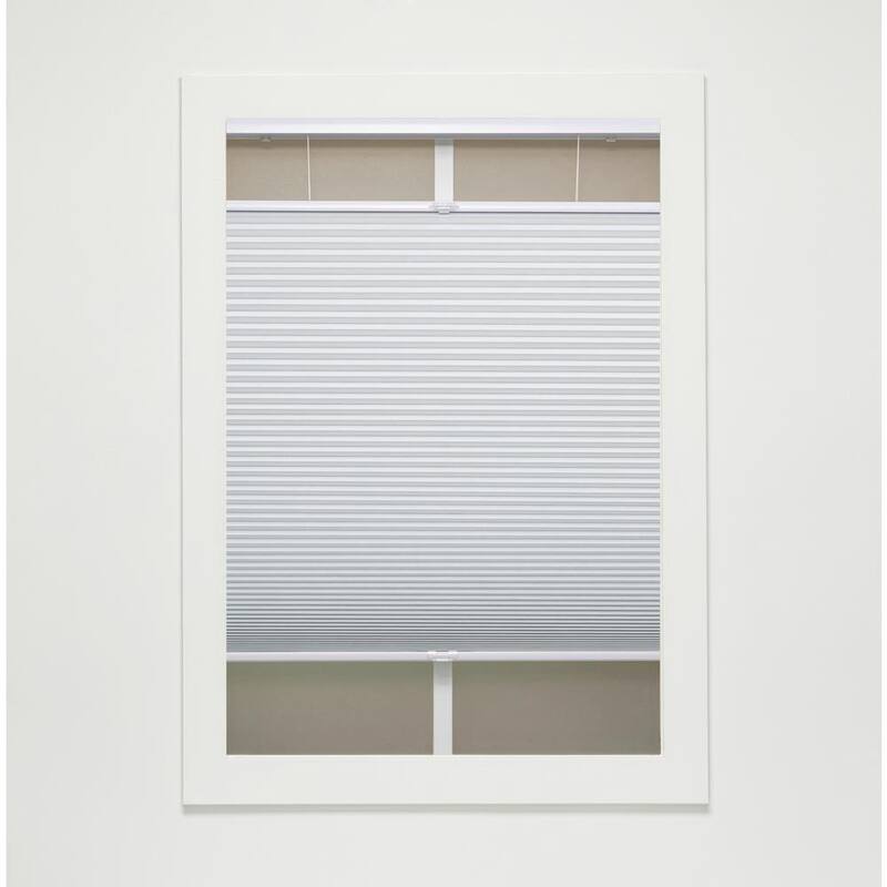 Cut-to-Width Cordless Blackout Eco Polyester Down Bottom up Cellular Shade 63in. W x 84in. L-Paradise Island Wear