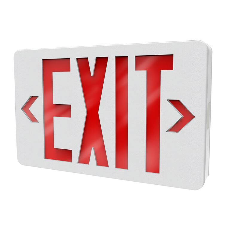 Thermoplastic Emergency Exit Sign with Battery-Paradise Island Wear