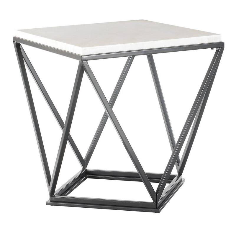 Conner Marble End Table in Marble-Paradise Island Wear