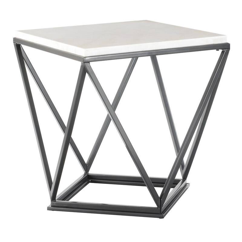 Conner Marble End Table in Marble-Paradise Island Wear