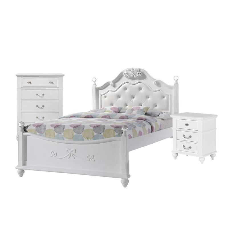 3-Piece Full Platform Bedroom Set-Paradise Island Wear