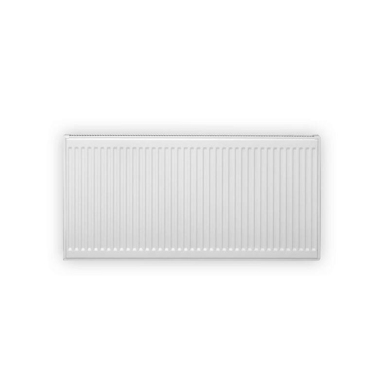 20 in. H x 24 in. L Hot Water Panel Radiator Package in-Paradise Island Wear