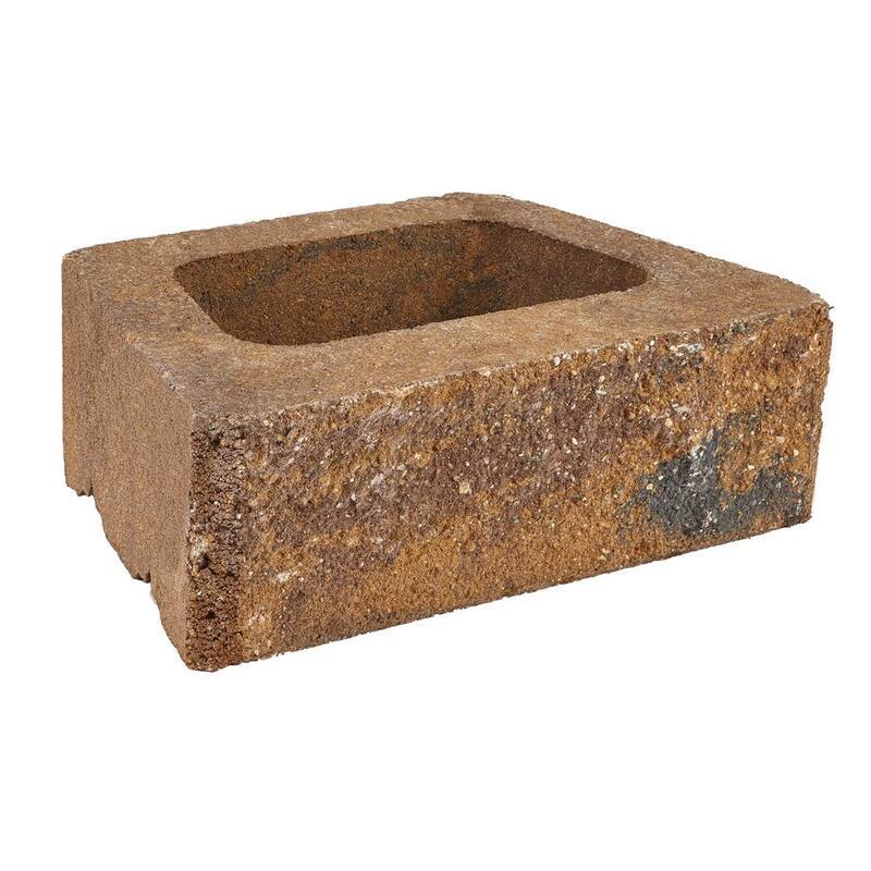 6 in. x 18 in. x 12 in. Concrete Retaining Wall Block (40 Pcs. / 30 Face ft. / Pallet)-Paradise Island Wear