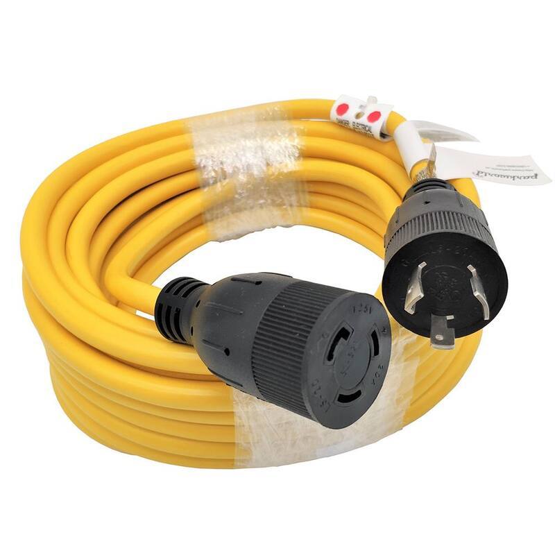 36 ft. 12/3 20 125-Volt Twist Lock L5-20 Extension Cord-Paradise Island Wear