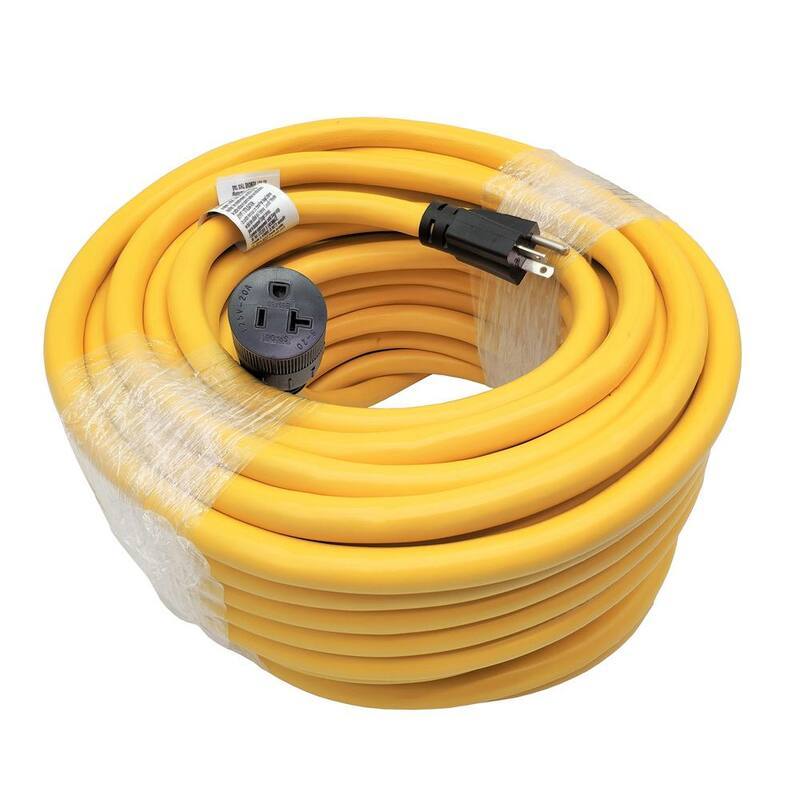 100 ft. 12/3 20 125-Volt 5-20 Extension Cord-Paradise Island Wear