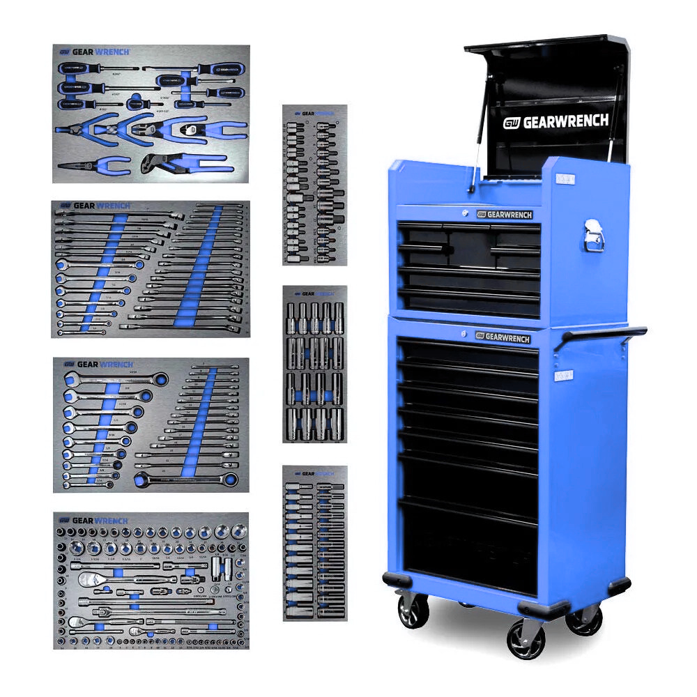 Clear inventory, low price 234-Piece 660mm (26") 7 Drawer Tool Chest & 7 Drawer Trolley| On The Last Day