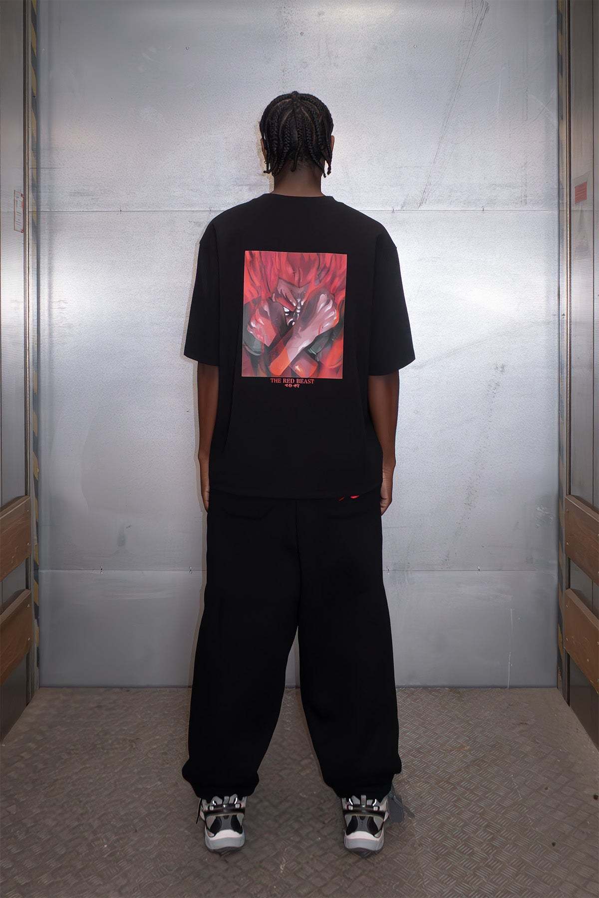 "MIGHT GUY X RED BEAST" T-SHIRT