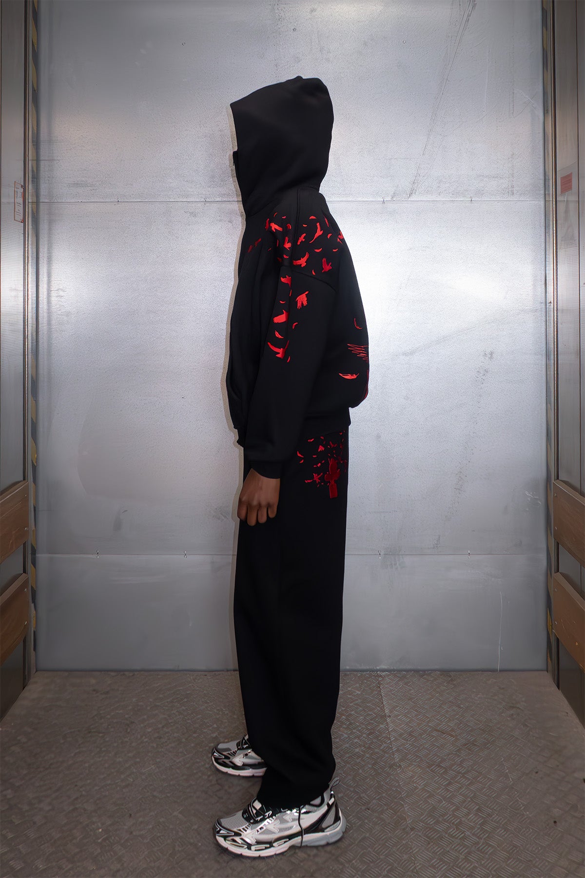 "ITACHI UCHIHA" BALACLAVA ZIP HOODIE