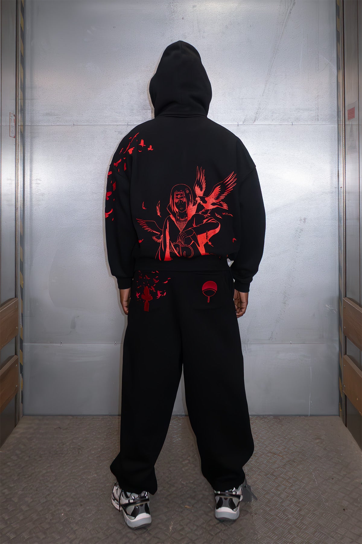 "ITACHI UCHIHA" BALACLAVA ZIP HOODIE